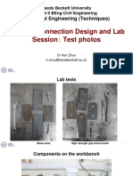 Structural Engineering (Techniques) : Week 10 Connection Design and Lab Session Test Photos