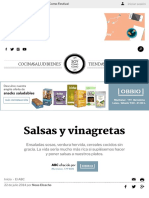 Salsas y Vinagretas