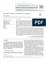 3.4. The Impact of Clouds On The Brightness of The Night Sky