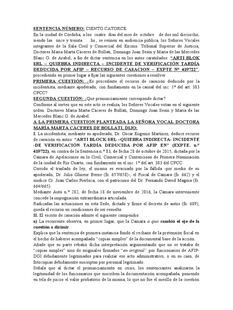 Prueba Para Mejor Proveer Conjugacion