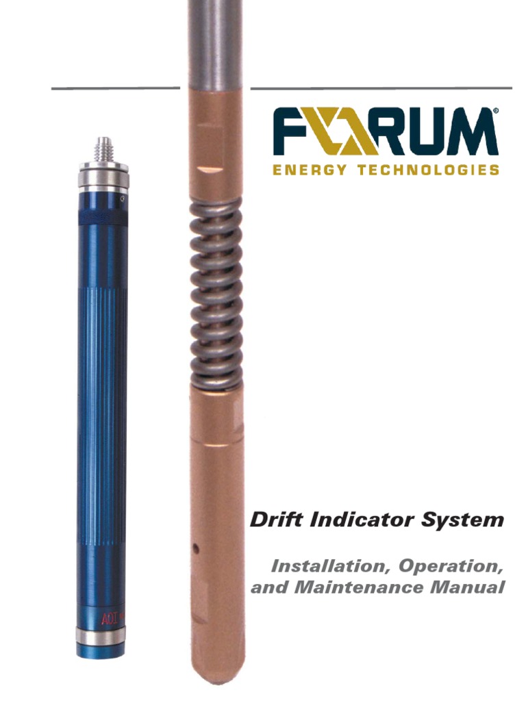 Drift Indicator System Manual 2019 PDF Drilling Rig Drill