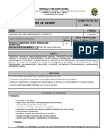 Plano de Ensino - Desenvolvimento de Novos Produtos e Marketing - 9o Sem Engenharia de Alimentos