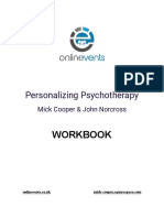 WORKBOOK Personalizing PsychotherapyMick Cooper & John Norcross