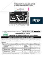 Government of Punjab Primary & Secondary Healthcare Department
