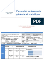 Résumé économie générale & statistique 2Bac science économique