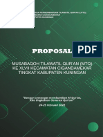 Proposal MTQ 2022