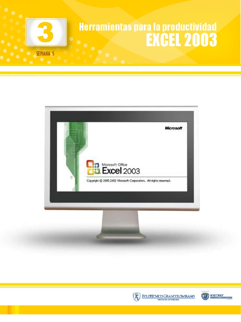 Manual de Excel 2003: Guía Práctica | PDF | Microsoft Excel | Ventana ...