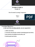 Work Ethics: Grade 12