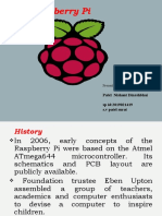 Raspberry Pi: Patel Nishant Dineshbhai SP Id:2019021419 S.V Patel Surat