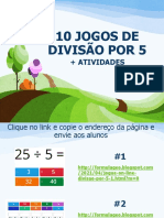Livro de links de10 JOGOS DE DIVISÃO POR 5