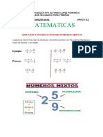 Suma y resta de números mixtos