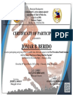 Cacg Fire Prevention Certificate