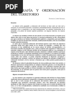 Florencio Zoido Naranjo - Geografía y Ordenación Del Territorio
