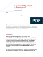 Principio de oportunidad y acuerdo reparatorio explicados