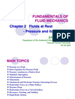 Fundamentals of Fluid Mechanics Chapter 2 Fluids at Rest - Pressure and Its Effect