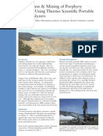 Exploration & Mining of Porphyry Deposits Using Thermo Scientific Portable XRF Analyzers
