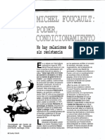 Hopenhayn Foucault Poder y Condicionamiento