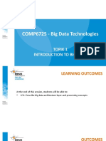 COMP6725 Big Data Technologies Overview