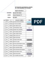 Asistencia Io I-Segundo Parcial