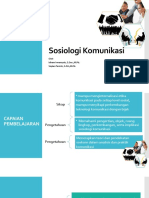 1. Konsep dasar dan Ruang Lingkup Sosiologi komunikasi