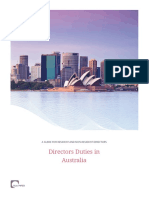 Directors Duties in Australia: A Guide For Resident and Non-Resident Directors