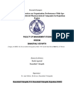 Impact of CRM Practices On Organization Performance With Spe-Cial Reference To Selected Pharmaceutical Companies in Rajasthan Region