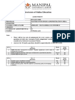 Assignment - DMBA105 - MBA 1 - Set-1 and 2 - Nov - 2021