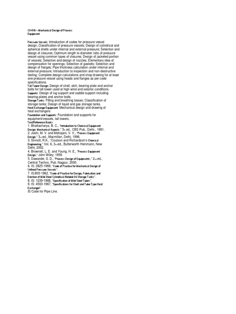 Mechanical Design of Process PDF