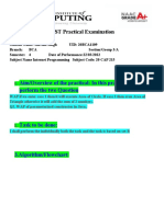 MST Practical Examination: Aim/Overview of The Practical: in This Practical We Shall Perform The Two Question