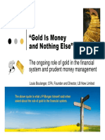 Gold Is Money and Nothing Else 100120