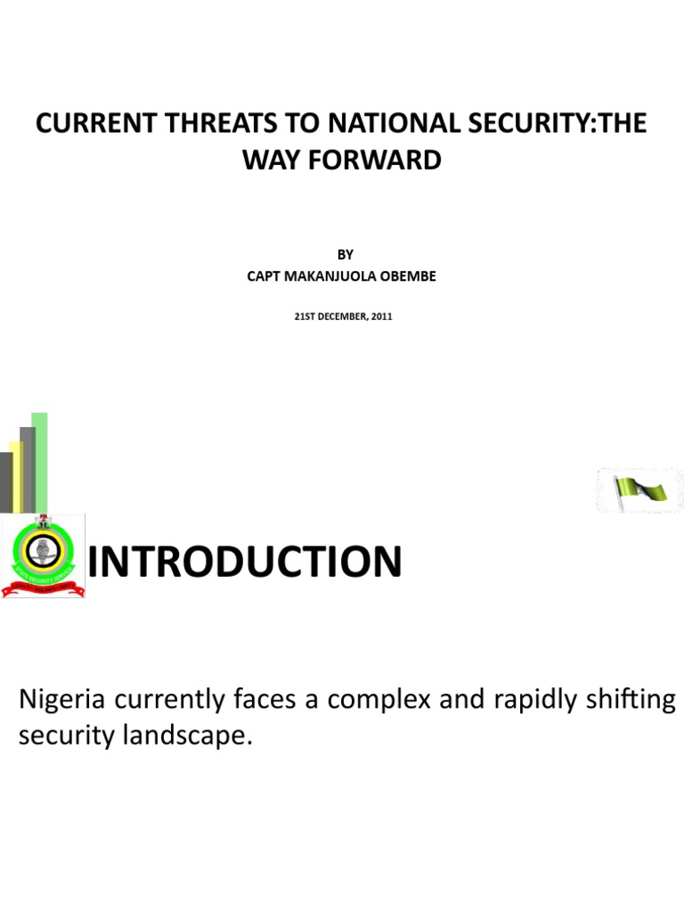 Threats To National Security PDF Illegal Drug Trade National Security
