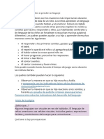 Cómo Ayudar A Los Niños A Aprender Un Lenguaje