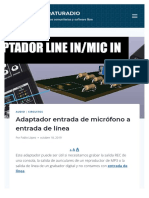 Adaptador para Entrada de Mic