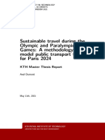 Sustainable Travel During The Olympic and Paralympic Games: A Methodology To Model Public Transport Travel For Paris 2024