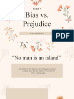 Bias vs. Prejudice: English 9