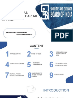 Role of Sebi As Regulator in Capital Market: Presented by - Abhijeet Patra - Preetisha Mohapatra