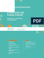 Material de Sensibilizacion y Capacitacion para La Erradicacion Del Trabajo Infantil