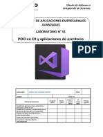 Lab 01 - POO en C# y desarrollo de aplicaciones Windows Form