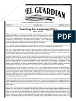 Teaching For Learning (XVI.)
