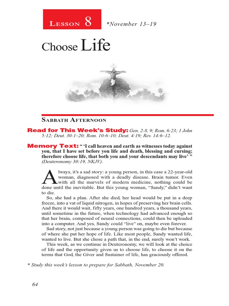 Adult Sda Lesson Study PDF Book Of Deuteronomy God