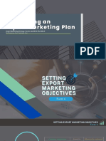 Developing An Export Marketing Plan