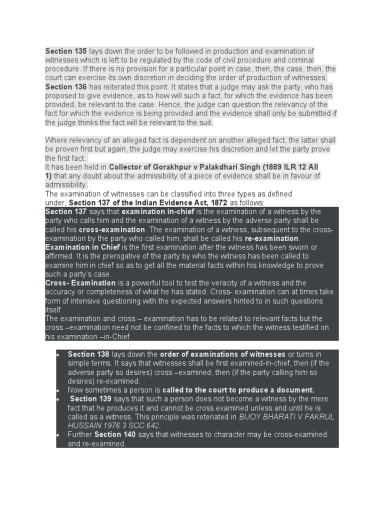 Evidence Presentation | PDF