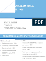 Birla Commitee Report On Corporate Governance