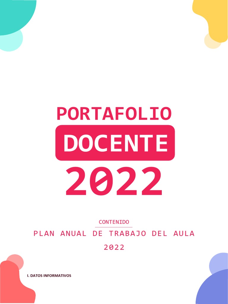 Plan Anual de Trabajo del Aula 2022 | PDF | Salón de clases | Aprendizaje