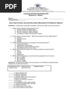 Solute and Solvent Activity Worksheet | PDF | Solution | Concentration