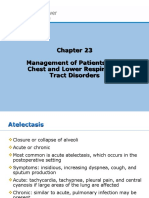 Management of Patients With Chest and Lower Respiratory Tract Disorders