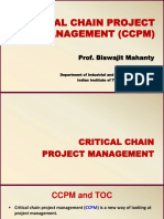 Critical Chain Project Management (CCPM) : Prof. Biswajit Mahanty