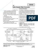 Digital Audio Sample Rate Converter: Features General Description