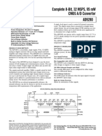 Complete 8-Bit, 32 MSPS, 95 MW CMOS A/D Converter: DRVDD Avdd CLK Clamp Clamp IN