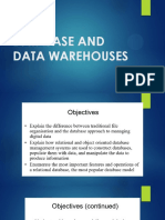 Database and Data Warehouses